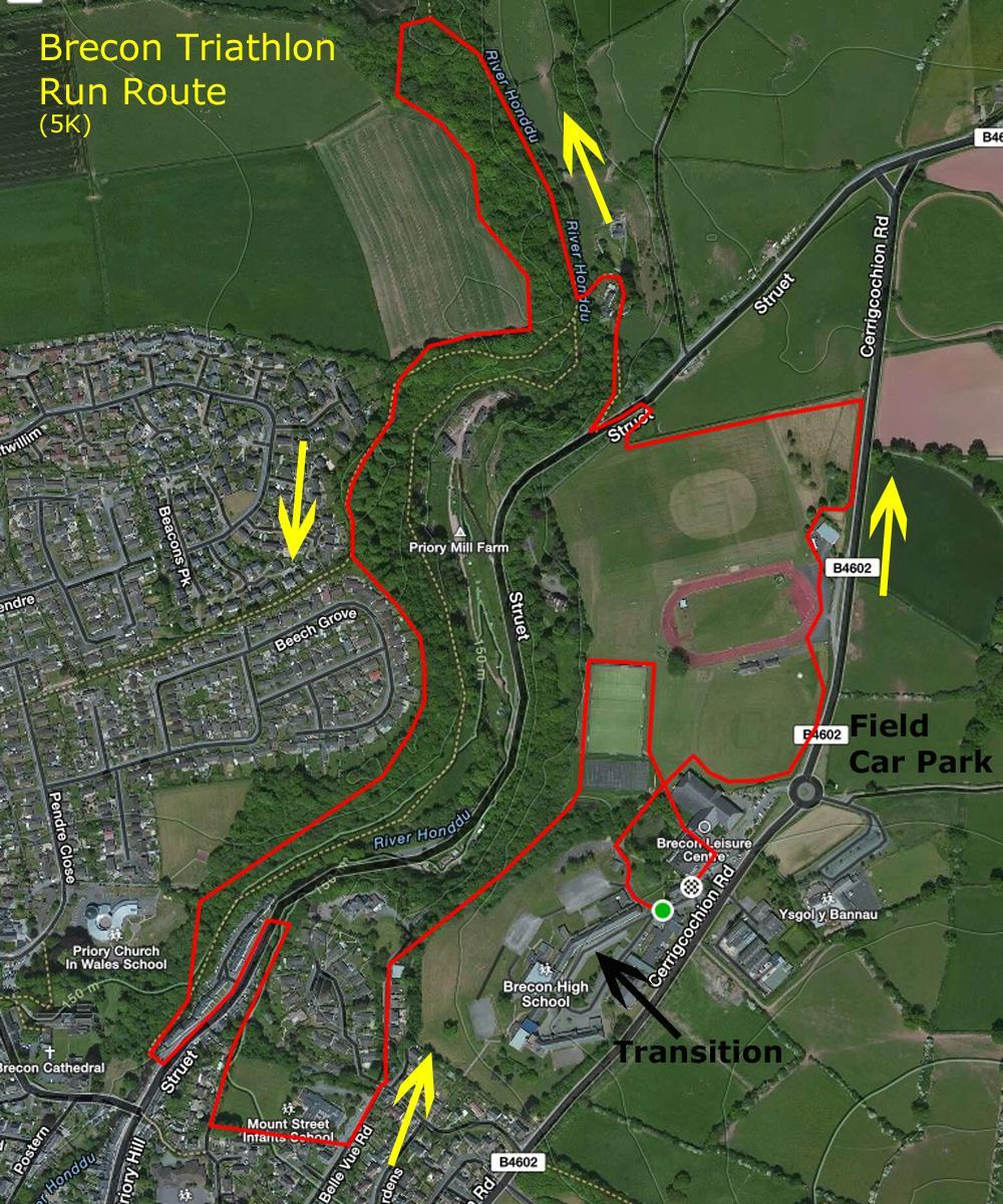 Click here for a Strava map of the run route (approximately 5km). After you have finished can you please clear the line as soon as possible. Remember to hand back your timing chip.
