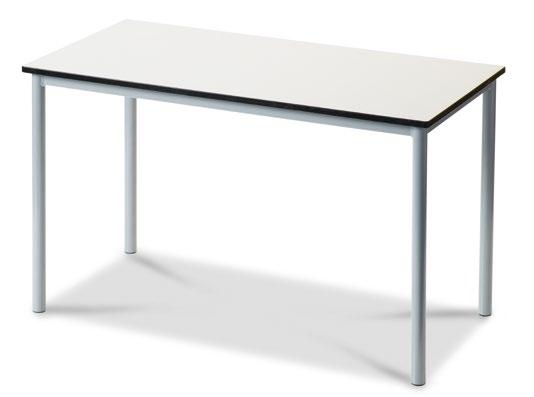 Featuring desk top storage for the chair, increased leg clearance, enhanced frame strength and desk stability for longer