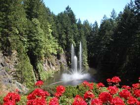 Butchart Gardens, Vancouver Island We anchor in Todd Inlet and dinghy over to the Gardens for an amazing experience of horticultural excellence.