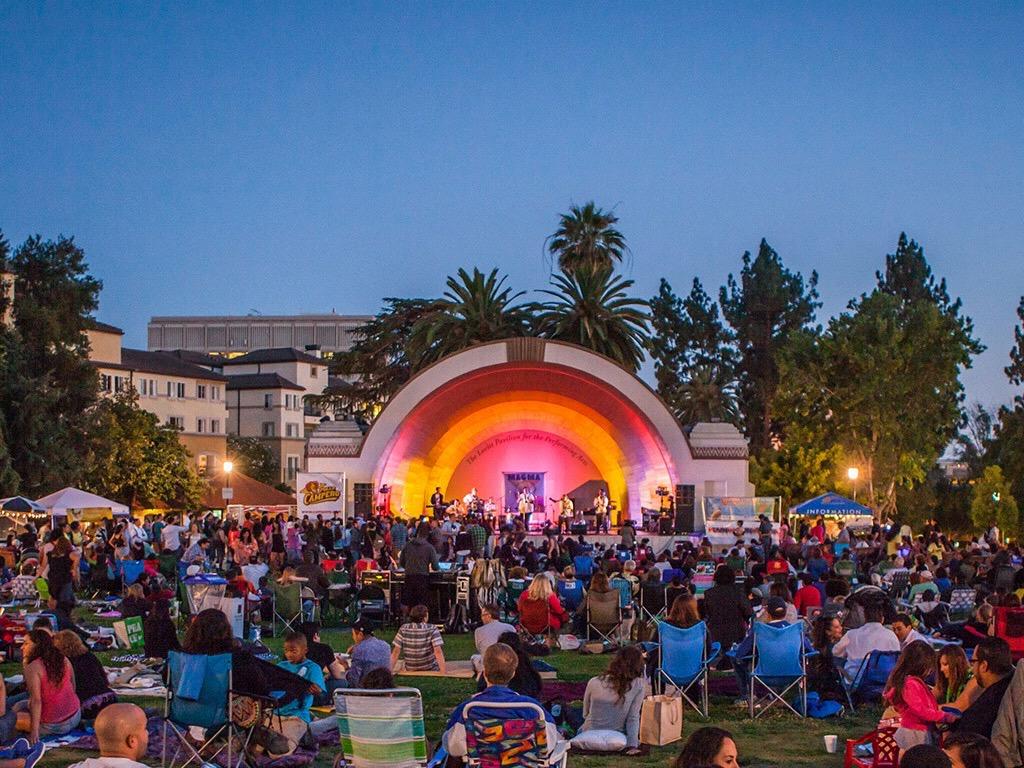 Every Year, Levitt Pavilion of Greater Los Angeles and Pasadena presents 50 FREE concerts at Memorial Park in Pasadena.
