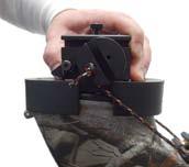 Place one foot securely inside the Stirrup and firmly place your weight on the