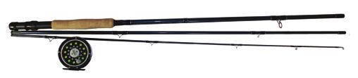 2 294296 Fenwick Methods Casting  6'6" rod with medium/medium heavy power, fast/moderate fast action and