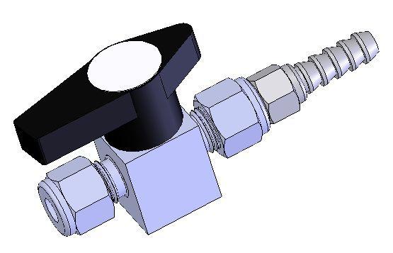 If these taps are fitted to the inlet (13) and outlet (14) gas flow tubes, the Tornado gas cell can be operated in a flow through mode for vapour measurement with both valves (15) and (16) open.