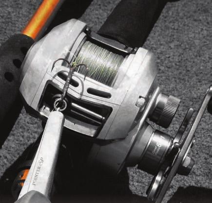 casting and retrieve with life-long performance. The six-pin centrifugal brake with pitch control aids in controlling casts in varying fishing conditions.