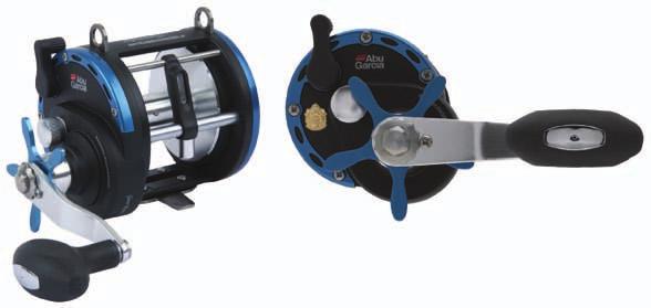 The reels include a graphite body construction with levelwind for lightness and even line lay and have strong winding power due to machined gears with stainless pinion and quality construction.