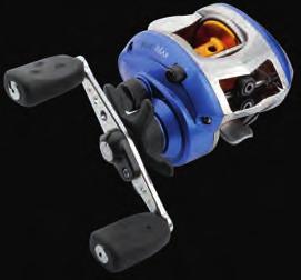 Quality competitvely priced low profile reel for lure anglers Two ball bearings and roller bearing + 7 / 0,30 Disc Drag 6.8 4040 03680340 Blue ax 6.: 0.
