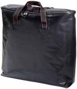 The bag is constructed from 420D heavy duty nylon, has a rigid frame and
