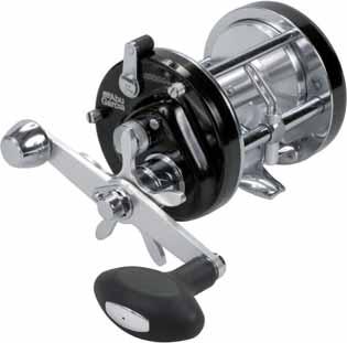 Featuring extra large Durabrass gears, heavy duty drive side spool bearing, providing precision gear meshing and anti spool distortion features.