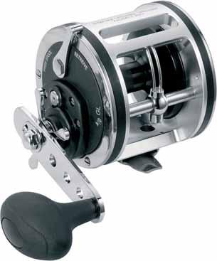 reels are built on chromed frames with composite side plates