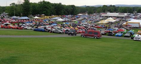 This is one of the largest annual gatherings of Ford Motor Company produced vehicles held