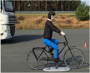 transmitted to dummy propulsion system Dummy Standard impactable bicycle dummy Draft dummy specs