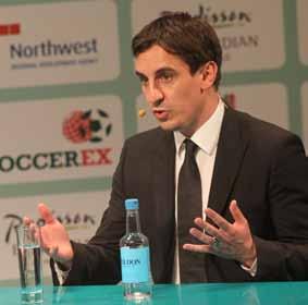With the Soccerex Global Convention coming to Manchester in 2014, there is a natural affinity and I m looking forward to welcoming the world of football to