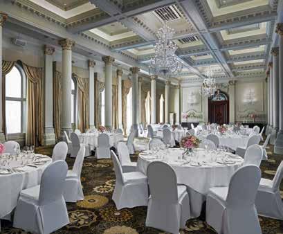 Memorable Events From the Lower Carriage Rooms to the lavish Grand Ballroom and adjoining Courtyard Garden, the hotel provides a setting for every