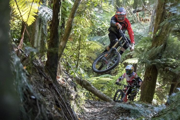 with 12 experienced downhill MTB riders in New Zealand.