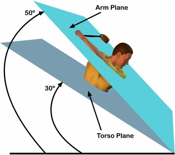 (Figure 2). The purpose of the golfer portion of the model was to generate realistic kinetic profiles (forces and torques) on the club segment during the downswing.