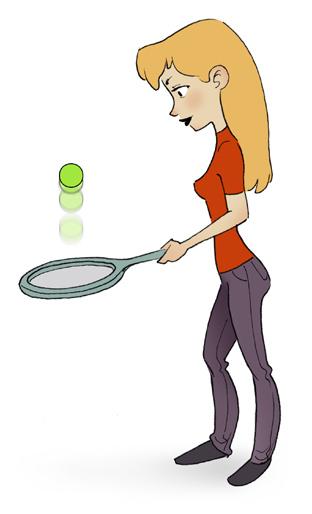 Bouncing Object Percent of height lost per bounce Golf Ball 33% Billiard Ball 40% Hand Ball 50% Tennis Ball 50% Glass Marble 60% Steel Ball Bearing 67% Brick 95% Clay Ball 100% To animate a bounce