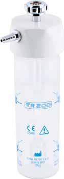TR200 Humidifier T he TR200 humidifier enables humidification by micro-oxigenation of the gases administered to the patient and thus improves their comfort during oxygen therapy.