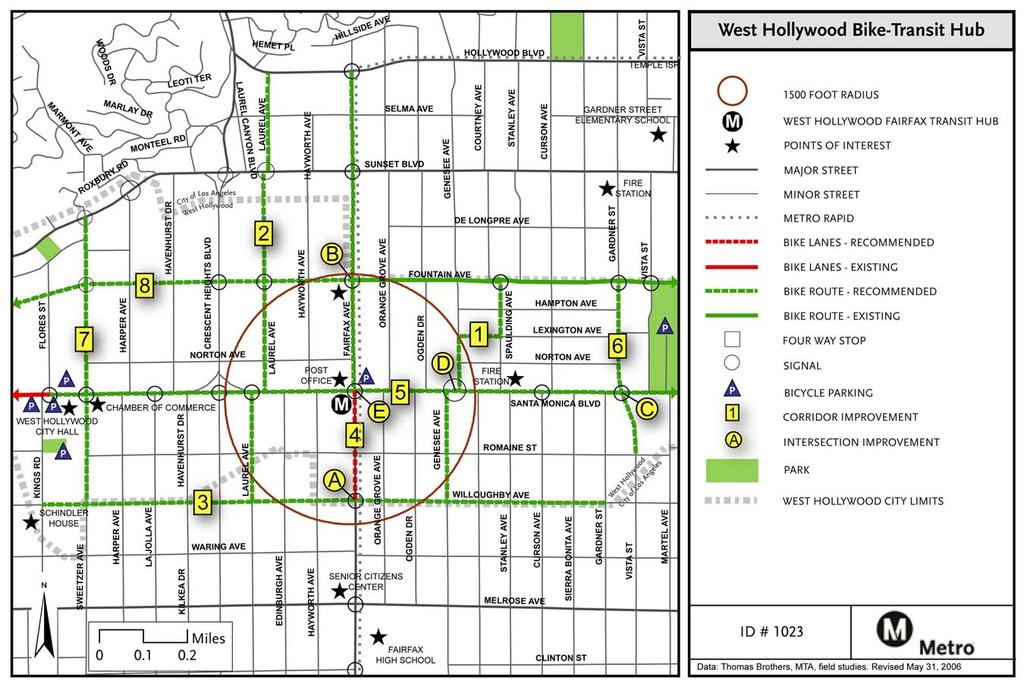 METRO BICYCLE TRANSPORTATION STRATEGIC PLAN Map 13