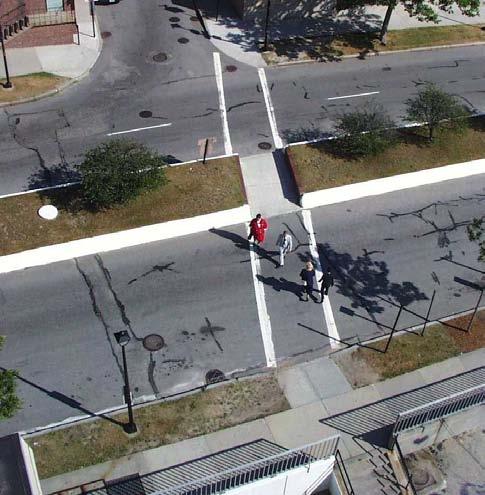 METRO BICYCLE TRANSPORTATION STRATEGIC PLAN MEDIAN REFUGE ISLANDS Purpose To minimize exposure of pedestrians (including walking bicyclists) during crossing by shortening crossing distance and