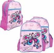 : Butterfly Charm Lunchkit w/ handle & shoulder strap Size: (l)8.
