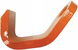 92 6.30 80 1 47,700 1.25 6.00 2.31 2.37 8.95 80 1 1/4 72,300 1.53 6.81 2.17 2.70 16.40 E Plate Hook Chain Size Rated Capacity* Dimensions Weight Each A B E R W 9/32 4,200 2.00 1.75 1.00 3.68 2.50 2.