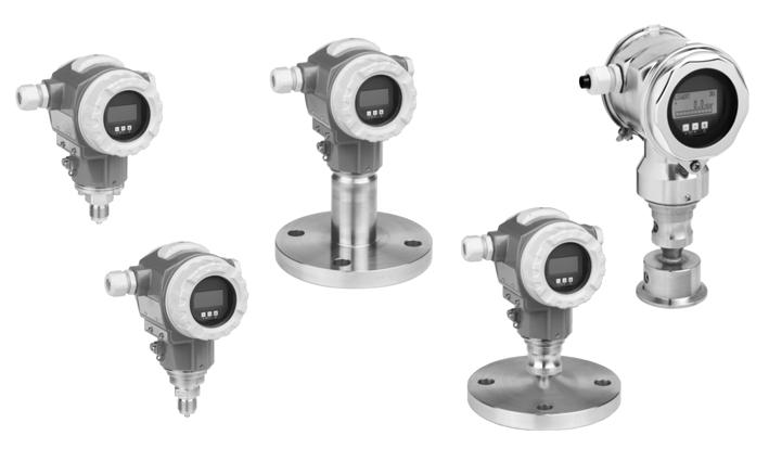Technical Information Cerabar S PMC71, PMP71, PMP75 Process pressure measurement Pressure transmitter with ceramic and metal sensors Overload-resistant and function-monitored; Communication via HART,