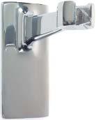 surfaces) Chrome-Plated Mounting Bracket Stainless Steel Wall Slide Fits
