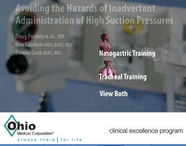High Suction Pressures Video 2: Clinical Video Understanding the Hazards of Tracheal Oversuctioning Medical Specification Book (Desk Reference) medical vacuum and air