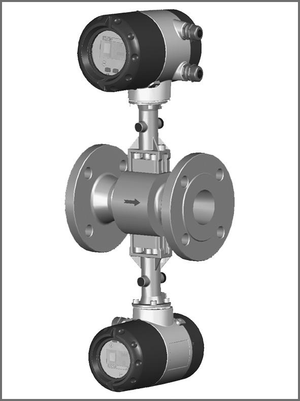 VERSAFLOW VORTEX DEVICE DESCRIPTION 2 2.2.3 Devices for dual measurement and twofold reliability This is a genuine redundant system with two independent measuring sensors and two signal converters.
