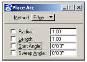 FDM 11-26 Attachment 50.2 Creating Roundabout Fastest Paths (Spline Curves) in Microstation Version 8i Step 4: Measure R-values 1.
