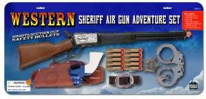 5 long Plastic Pistol with Holster, 5 Darts, Dart Holder & Belt Western Air Rifle Western Sheriff Air Dart Gun Adventure Set 4503C 1 each 24 long Plastic Rifle