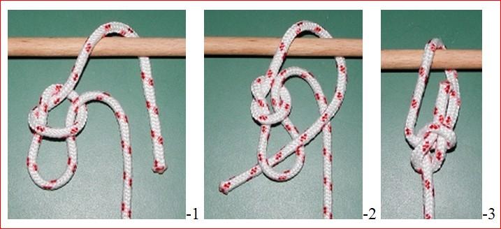 Bowline (capsize method) You can use any of these knots to tie a rope around a stake, but it s something else again to tie a rope around a dog s neck so it won t pull up and choke him.
