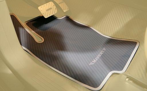 MANSORY INTERIOR OPTIONS FOR MERCEDES-BENZ GLS Illuminated sill plates 4 parts set, visible carbon