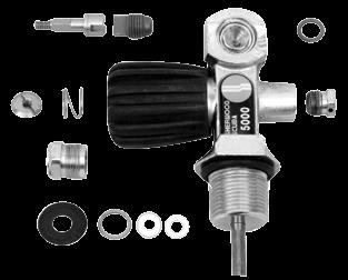 Handwheel Nut, EAN ready 15. Viton O-Ring (Thick) Outlet DIN/INT -Thermo Pro Valve 15. O-Ring (Thick) Outlet DIN/INT - Thermo Pro Valve 16. DIN / K Insert w. Viton O-rings, EAN ready 17.