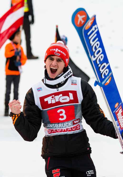 Kraft was able to defend the leader position in the 4-Hills-Tournament. 18