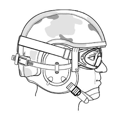 24 ACVC Helmet Configuration, Ski Strap 4.