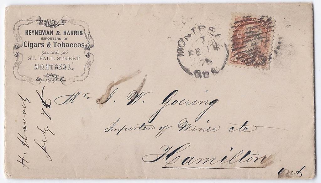 Tuckett & Son Karnak cigarettes and tobacco advertising cover paying 1 drop letter rate. $50.