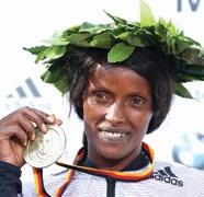 ABERU KEBEDE (ETHIOPIA) Born: 12 September 1986 Shewa Marathon best: 2:20:30 Berlin 2012 London Marathon record: 2011-8th 2:24:34, 2012-6th 2:24:04, 2014-5th 2:23:21 Other World Marathon Majors