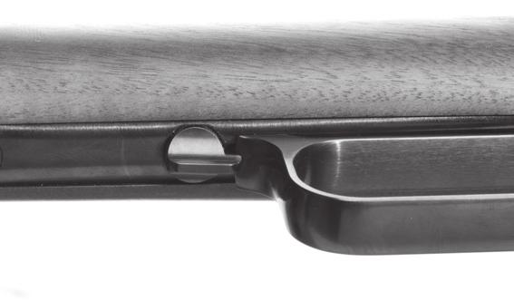 It is an interlock to assure that the breech is fully closed before a cartridge FIGURE 10 can be fired. Never rely on the trigger stop to prevent accidental discharge.