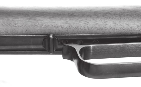 on the finger lever. Lever Lock Like the original rifles, the Model 1873 includes a lever lock that secures the lever in the up position (Figure 11).