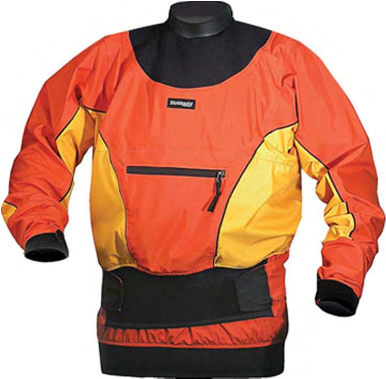 Gear: Paddling Jacket/ Dry Top Optional in the summer Keeps you warm by keeping