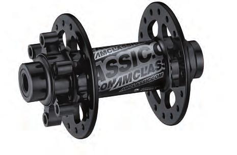Big to survive the torture of serious extreme riding, and lightness for 216gr 17mm front axle and 17mm bearings resist fork flex. The hub shell improved handling.