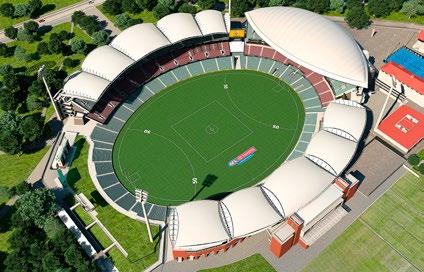 38 The new-look Adelaide Oval with a capacity of more than 50,000 patrons will host AFL games regularly in 2014.