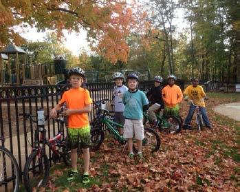 2 Participants: 3 rd 5 th grade students; 8-10 per club per school Skilled Cyclists lead; PTA supports Clubs meet: 1/week for 6 week sessions, Fall and Spring, 3:15-4:30pm at school Ride on multi-use