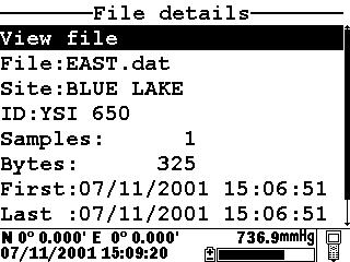 650 MDS Section 3 These files will remain open in 650 memory so that you can return to each location at a future time and log more data to the file designations WEST and EAST (but see note below).