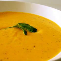 Another Great Recipe - Squash Soup: brought to you by Warren Walker Peel and chop one large butternut or buttercup squash into 3/4" pieces, put into 4 quart pot" Add 1 quart of chicken stock and 1