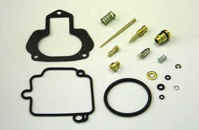ATV CARBURETOR REPAIR KITS Complete kits to rebuild O.E. carburetors. Each kit contains all necessary parts, such as: jet needles, main and slow jets, float chamber gaskets, and float valves.