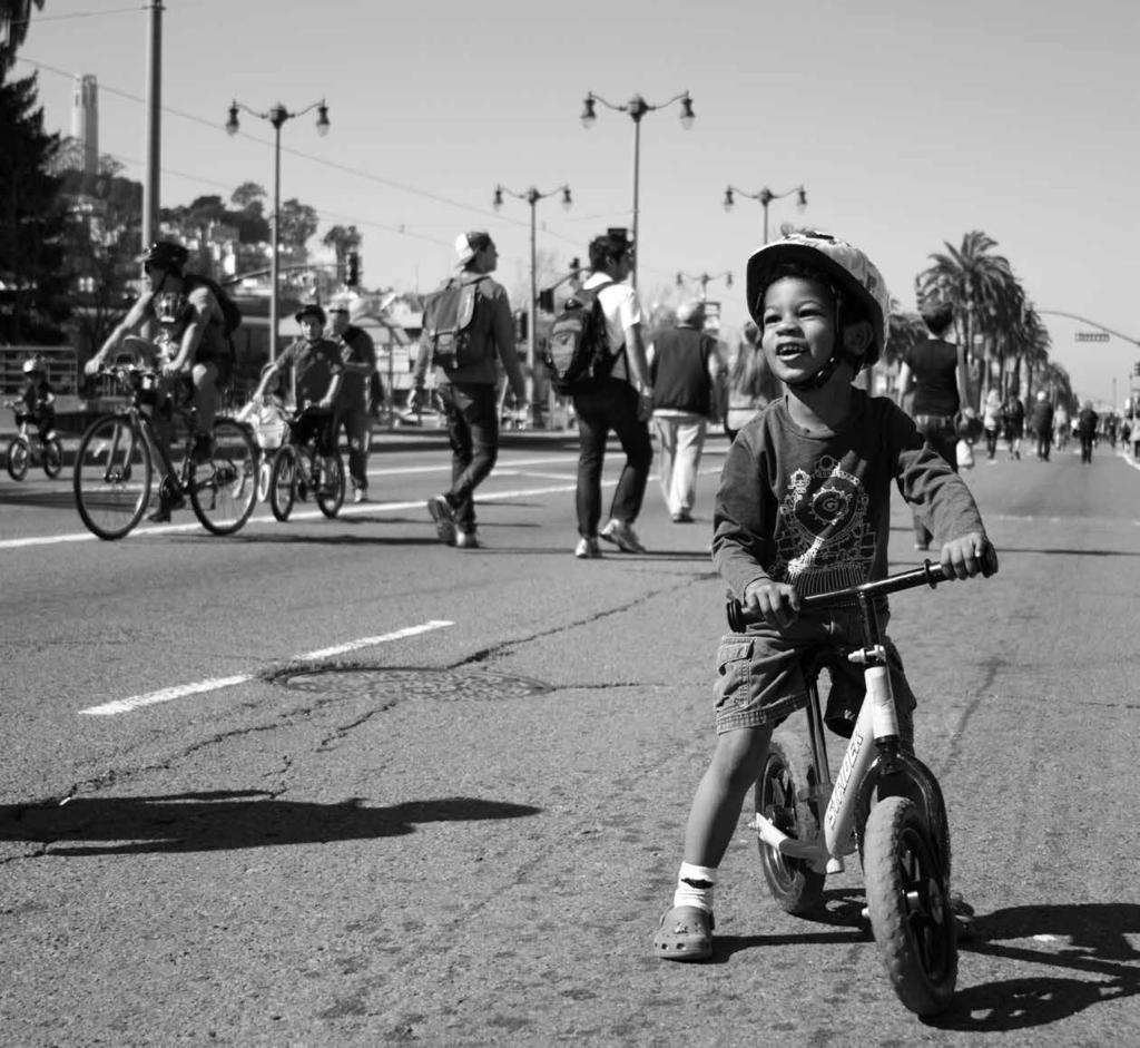 PROMOTING THE BICYCLE FOR EVERYDAY TRANSPORTATION SAN FRANCISCO BICYCLE COALITION fall 2015 ISSUE 154 153 free BEYOND THE BIKE LANE IT TAKES A VILLAGE: The Faces Behind Our Outreach & Education