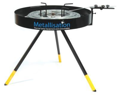 WIRE DISPENSE WIRE SWIFT 24750A Wire Swift Wire Dispenser/Straightener TECHNICAL OVERVIEW Tripod base giving stability and strength and ball race thrust bearing for continued free rotation