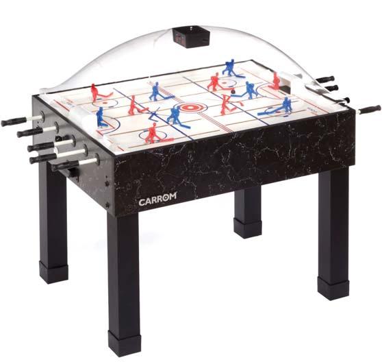 SUPER STICK HOCKEY MODEL #415.00 UPC # 0-43077-41500-1 MOVE OVER HOCKEY CUP, IT S THE CARROM CUP Will Sister s Stars beat Brother s Badgers? Can Mom s Mad Dogs decimate Dad s Defenders?